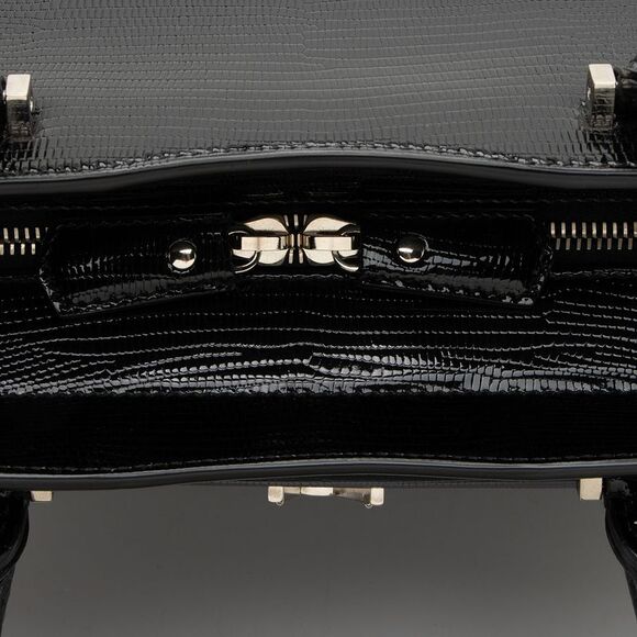 Saint Laurent Lizard Embossed Monogram Uptown Medium Tote - Picture 10 of 13